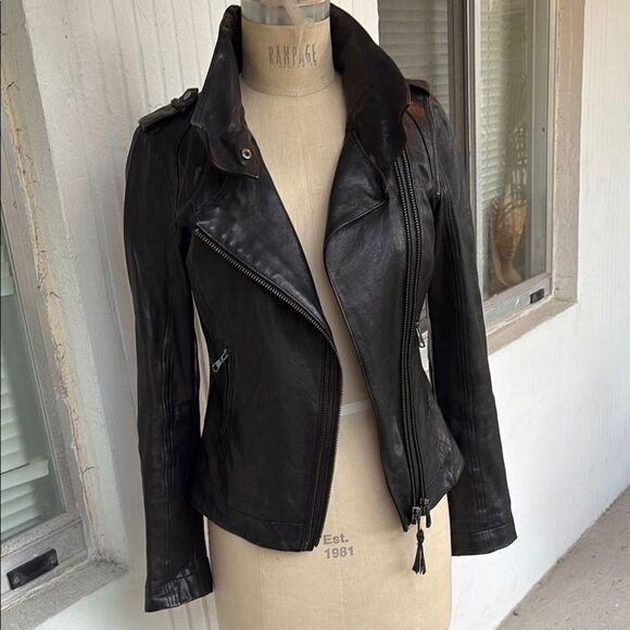 Mackage Double zipper biker jacket - Picture 1 of 10